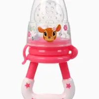 Ниблер (соска для прикорма), с силиконовой сеточкой "Оленята"