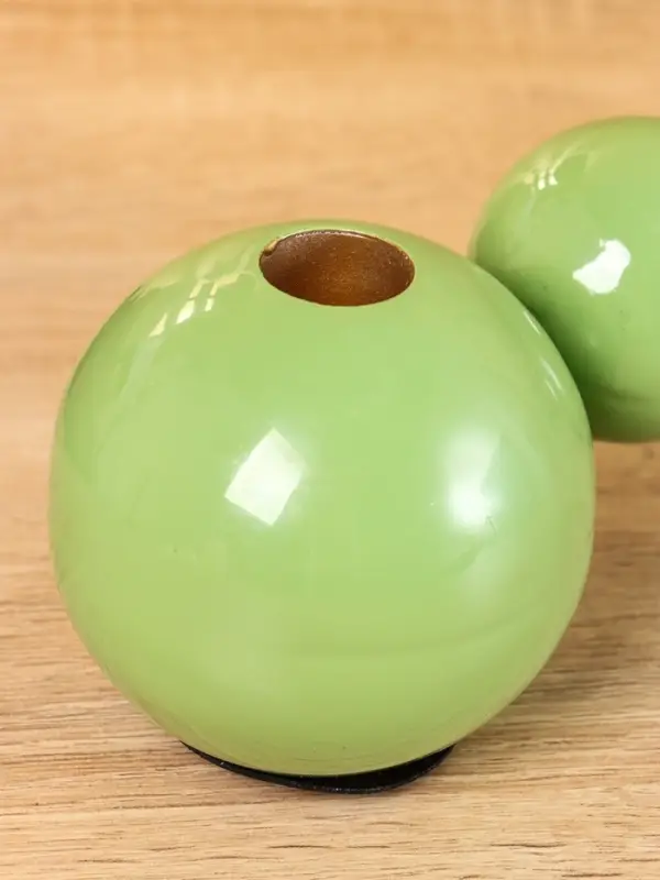 Подсвечник на 3 свечи &laquo;Бусы&raquo;, с 7 сферами, 44&times;8&times;8 см, кипарис