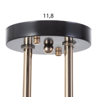 Люстра "Акапулько" 2х60Вт Е27 Коричневый, золото 48х28х24см Люстра "Акапулько" 2х60Вт Е27 Коричневый, золото 48х28х24см