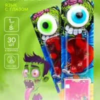 Жевательный мармелад &laquo;Язык с глазом&raquo;, взрывная карамель, 8 г