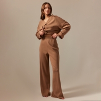 Костюм домашний женский (рубашка и брюки) SL HOME р. L, кофейный Костюм домашний женский (рубашка и брюки) SL HOME р. L, кофейный