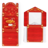Коробка кондитерская с окном, сундук, &laquo;Новогодняя почта&raquo;, 20 х 20 х 20 см,