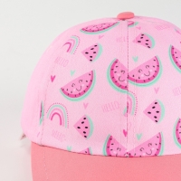 Кепка детская для девочки &laquo;Арбузики&raquo;, р-р. 48-50