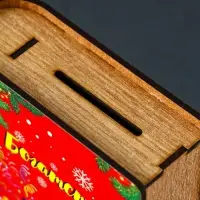 Новогодняя копилка-шкатулка "Богатства" 14х12х5 см