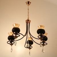 Люстра "Лира" 5хЕ27 40Вт черный 60х60х85 см BayerLux Люстра "Лира" 5хЕ27 40Вт черный 60х60х85 см BayerLux