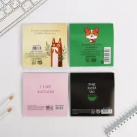 Блокнот 10&times;10, 16 л., &laquo;Зверята&raquo; МИКС