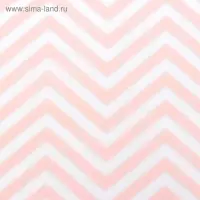 Плёнка матовая с рисунком &laquo;Волна&raquo;, персиковая, 57&times;57 см