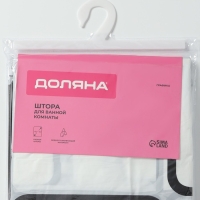 Штора для ванной Доляна &laquo;Графика&raquo;, 180&times;180 см, PEVA