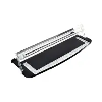 Резак для бумаги роликовый А4, до 3 листов,безопасное лезвие, длина реза 300мм,корпус черный