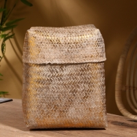 Корзинка плетеная "Аварис" 24х24х28 см