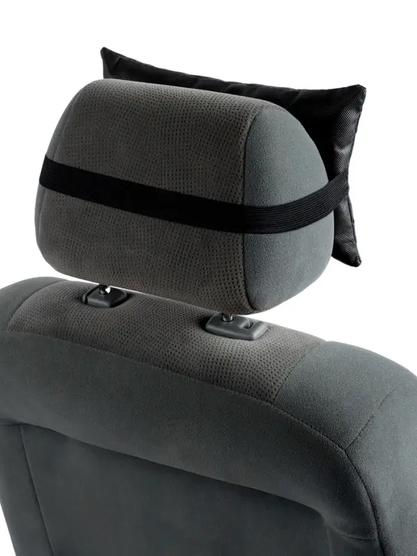 Подушка на подголовник автомобиля, набор 2 шт,  черный