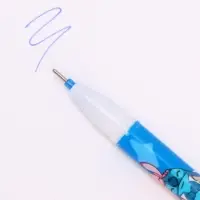 Ручка пиши-стирай с колпачком "Стич", синяя паста 0.5 мм