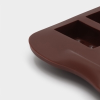 Форма для конфет и шоколада Доляна &laquo;Детские игрушки&raquo;, силикон, 21&times;11 см, 15 ячеек (3,5&times;2 см), цвет МИКС