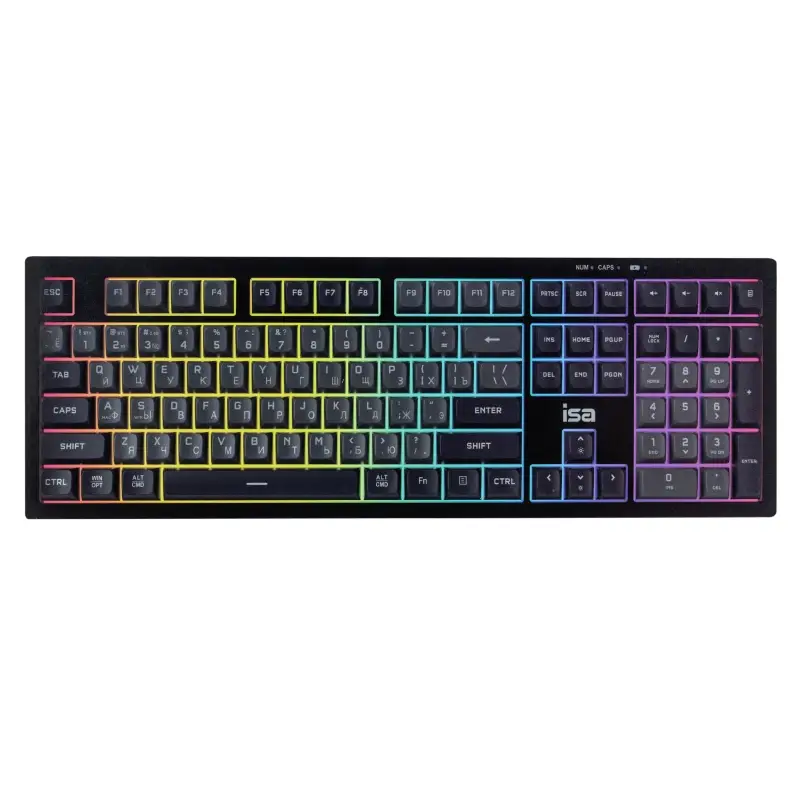 Беспроводная клавиатура ISA KB-10 черная (10шт/кор)