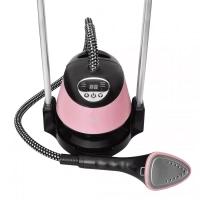 Отпариватель H-US02543 напольный розовый черный