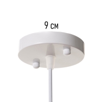 Светильник Lea 1х40Вт Е27 розовый  26х26х32см