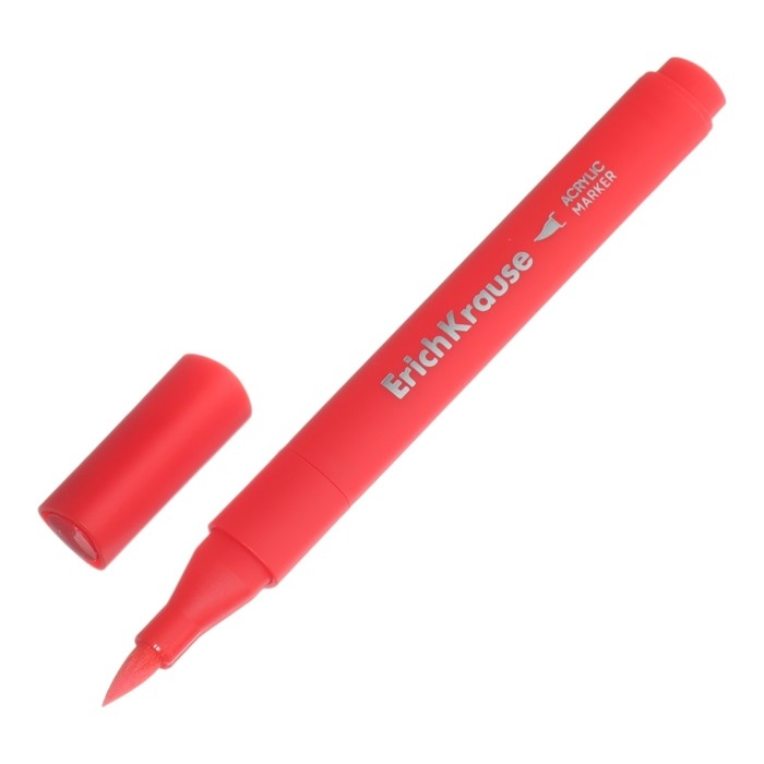 Маркеры акриловые 12 цветов, ErichKrause, Art Spirit с наконечником кистью микс