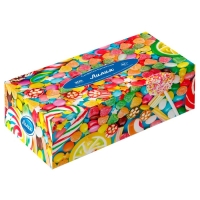 Салфетки бумажные в коробке, 20х19, 2 слоя, 200 шт