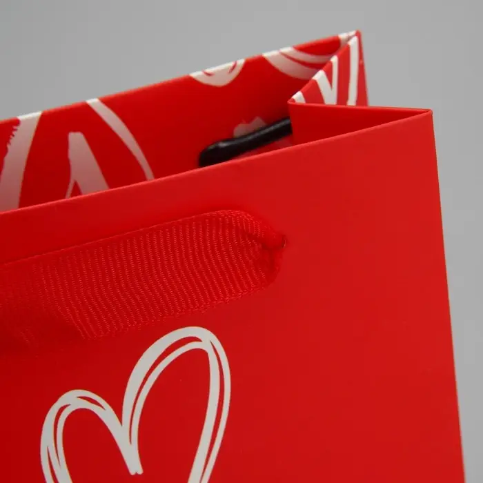 Пакет подарочный ламинированный, упаковка, &laquo;Я тебя люблю&raquo;, S 12 х 15 х 5.5 см