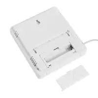 Термометр LTR-16, электронный, 2 датчика температуры, датчик влажности, белый