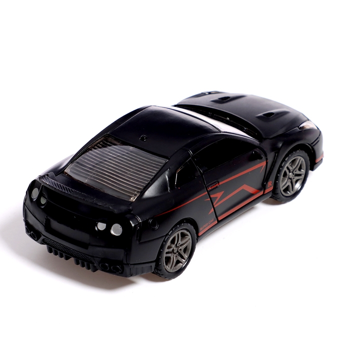 Машина металлическая &laquo;Ночные гонки&raquo;, инерционная, 1:32, открываются двери, звуковые и световые эффекты, цвет чёрный