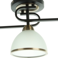 Люстра "Рендо" 3хЕ27 40Вт черно-бронзовый 61х15х23 см