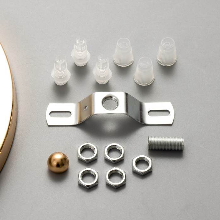 Основание для светильника "Круг-3" золото 23,5х23,5х2см