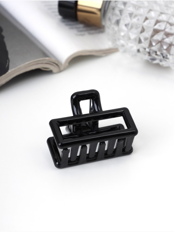 Набор для волос &laquo;Вивьен&raquo;, 4 резинки 5.5 см, краб 4.5 см, классика, чёрный