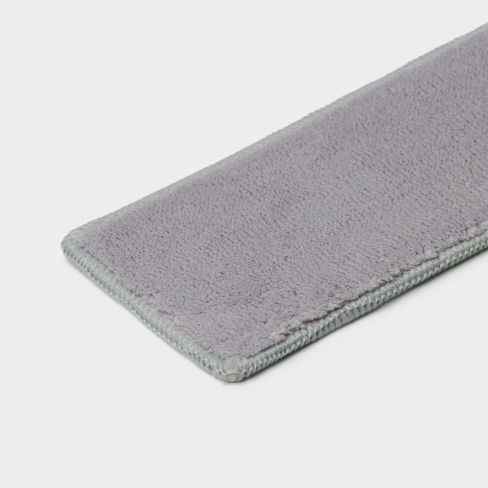 Сменная насадка для окномойки Raccoon, микрофибра, 25,5&times;9 см, цвет серый