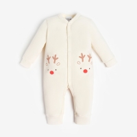 Комбинезон Крошка Я "Merry Xmas", рост 80-86 см, цвет бежевый Комбинезон Крошка Я "Merry Xmas", рост 80-86 см, цвет бежевый