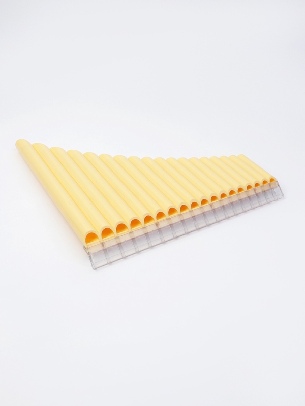 Пан-флейта Music Life 18 трубок, желтая, C, 26 х 25 см 9893231