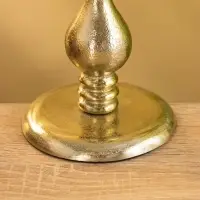 Подсвечник "Ферзь" алюминий 13 см, цв. золото