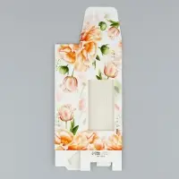 Коробка складная &laquo;Тюльпаны&raquo;, 5.7 х 14.5 х 3.5 см