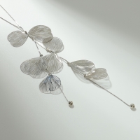 Колье &laquo;Цветок&raquo; легкость, цвет серебро