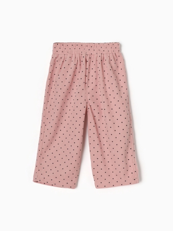 Брюки детские Крошка Я &laquo;Горошек&raquo;, рост 80-86 см, розовые