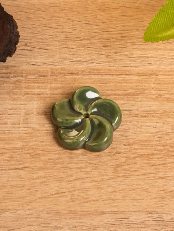 Подставка под благовония "Цветок" керамика, цв. МИКС, 4х4х1 см