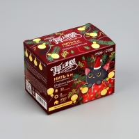 Гирлянда &laquo;Нить&raquo; 5 м с насадками &laquo;Шарики жёлтые&raquo;, IP20, прозрачная нить, 30 LED, свечение жёлтое, 8 режимов, 220 В