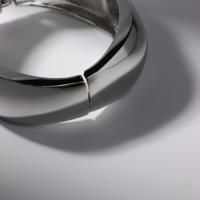 Браслет металл &laquo;Манжета&raquo; мятый, цвет серебро