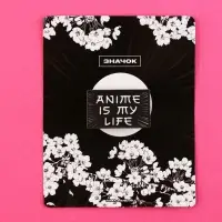 Значок деревянный Anime is my life, аниме, 3.3&times;2 см