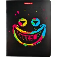 Тетрадь 48 листов, в клетку &laquo;Смайлы&raquo;, мелованный картон, МИКС