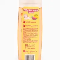 Детский гель для купания, 250 мл, аромат тропический лимонад, Кошечка