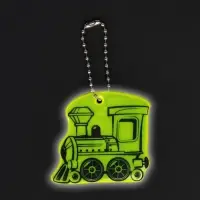 Светоотражающий элемент &laquo;Паровоз&raquo;, двусторонний, 4.9&times;5.5 см, МИКС