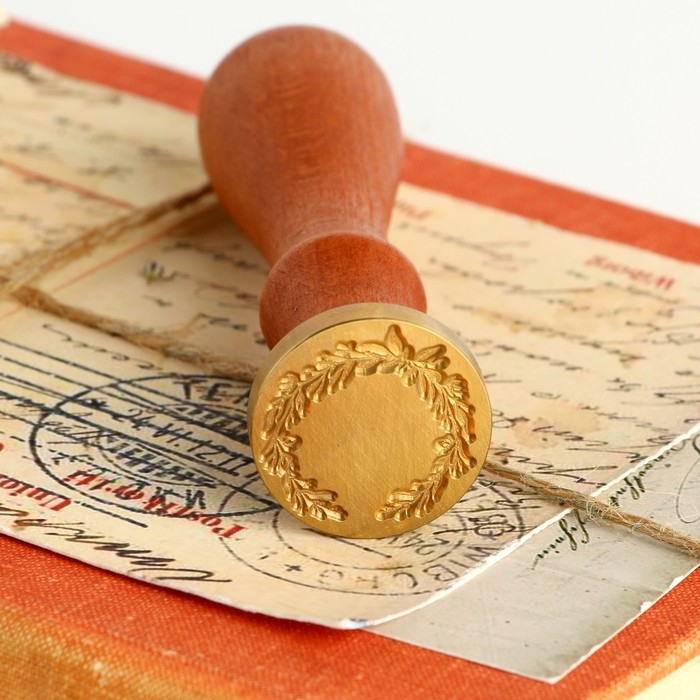 Сургучная печать &laquo;Венок&raquo;, 12.5 х 4 х 4 см