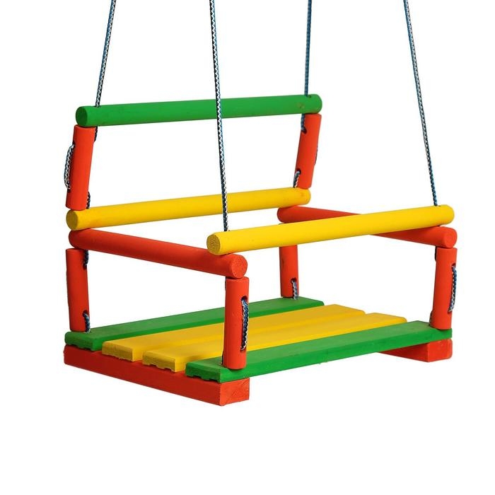 Кресло подвесное деревянное, сиденье 30&times;40см