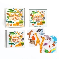 Настольная игра на реакцию и внимание &laquo;Дуббль в квадрате. ZOO&raquo;, 55 карт, 7+