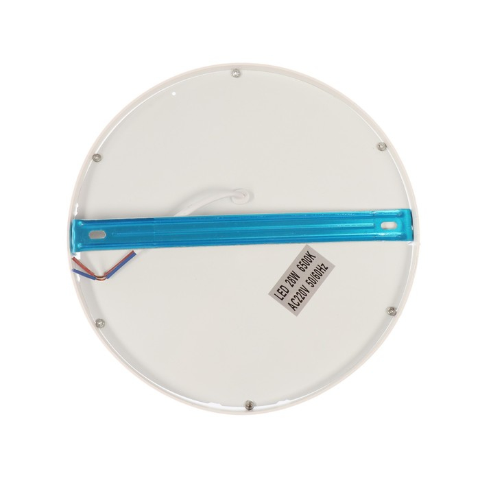 Накладной светодиодный светильник C-10, 185х35 мм, 24 Вт, 2160 Лм, 6500 К, круг.