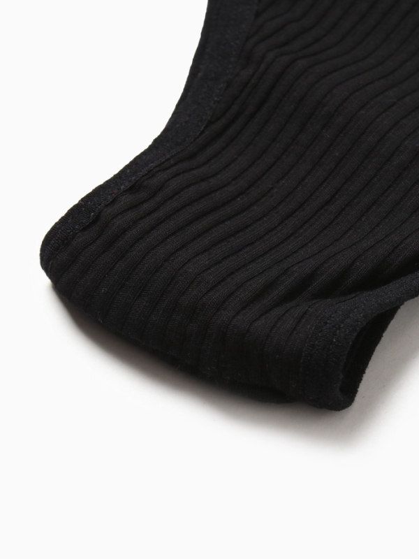 Комплект женский (топ, трусы) цвет черный, размер 42-44