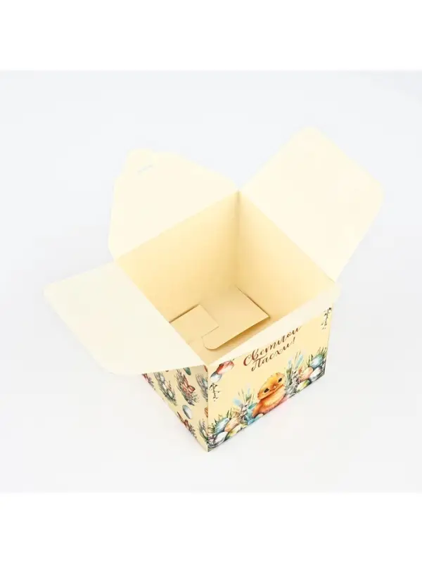 Коробка складная &laquo;Светлой Пасхи&raquo;, 12&times;12&times;12 см