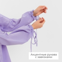 Комплект женский (блузка, шорты) MINAKU: Casual Collection цвет сиреневый, размер 46 Комплект женский (блузка, шорты) MINAKU: Casual Collection цвет сиреневый, размер 46