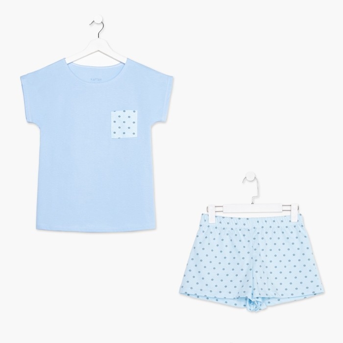 Пижама женская KAFTAN Пижама женская KAFTAN "Горошек", футболка, шорты, р.40-42